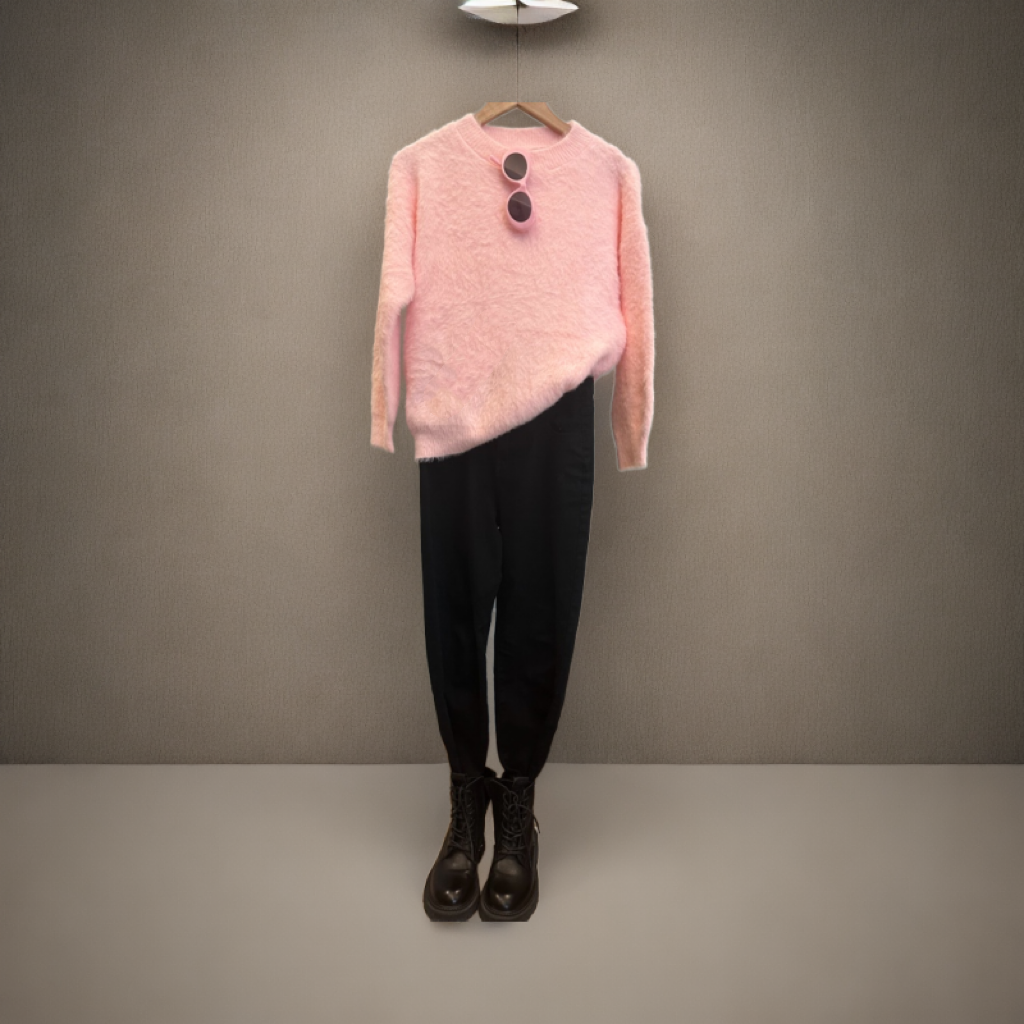 Sweater- Peach Pink