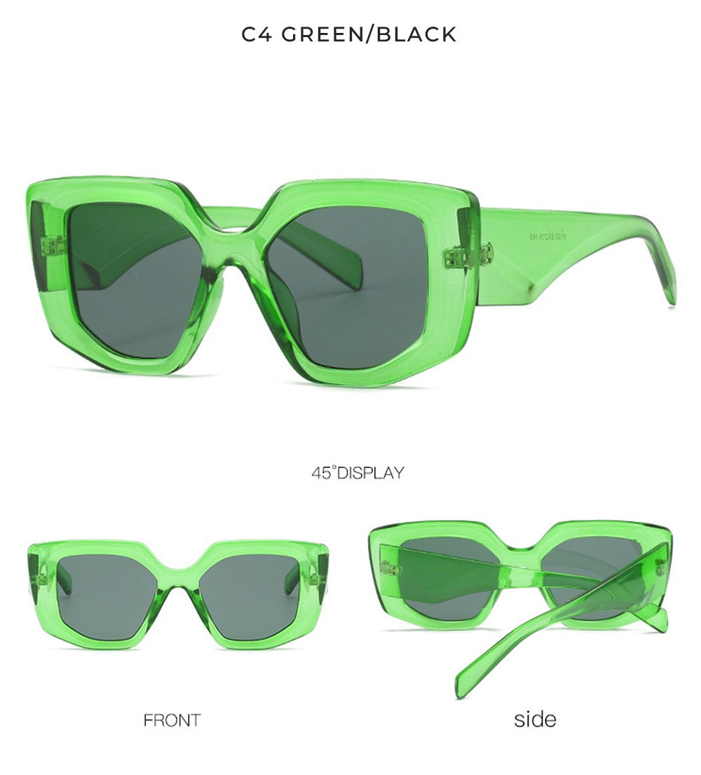 Tiffix Style 40 UV 400 Sunglassess- Transparent Green