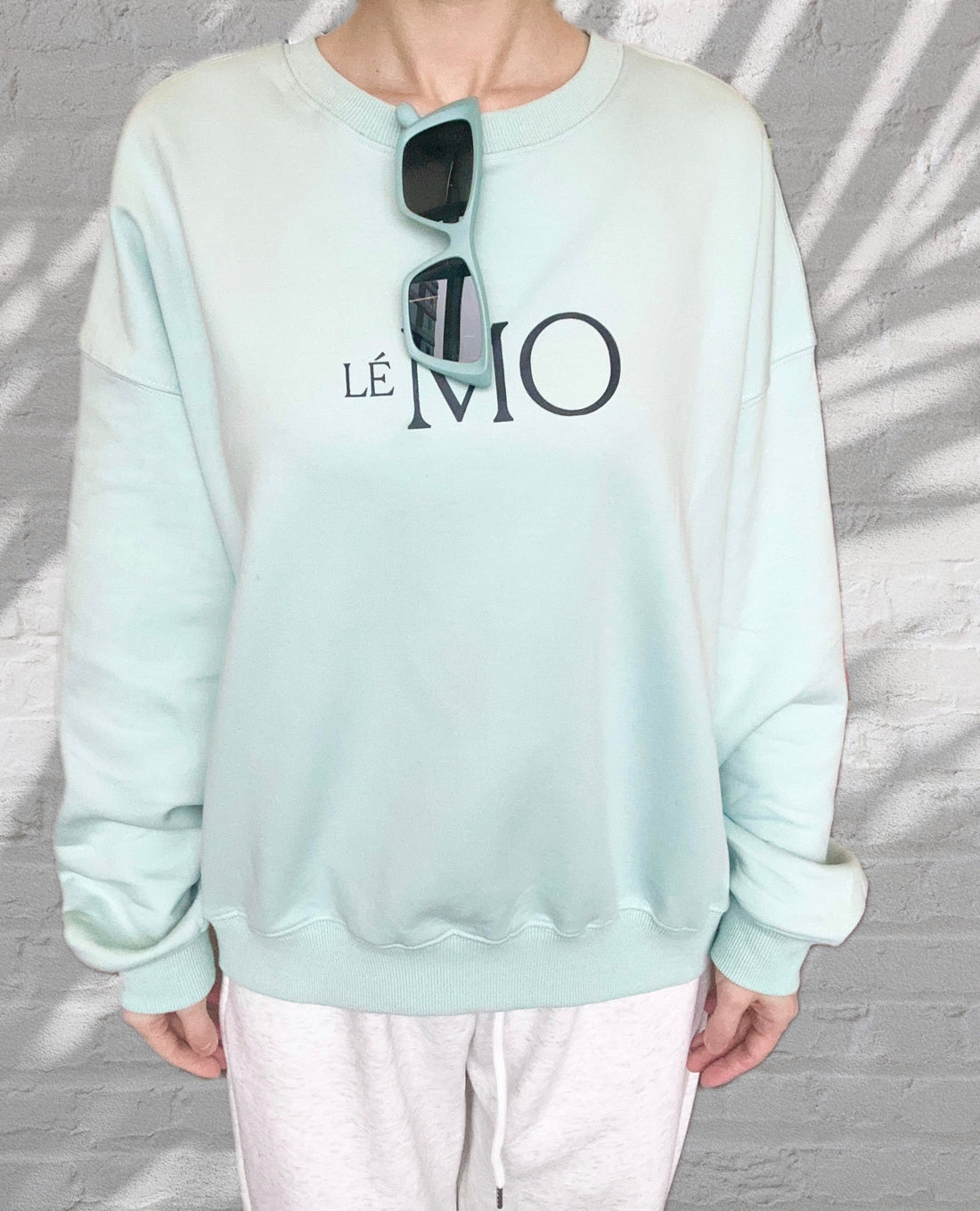 Le-Mo Sweater- Mint Green Sweatshirt