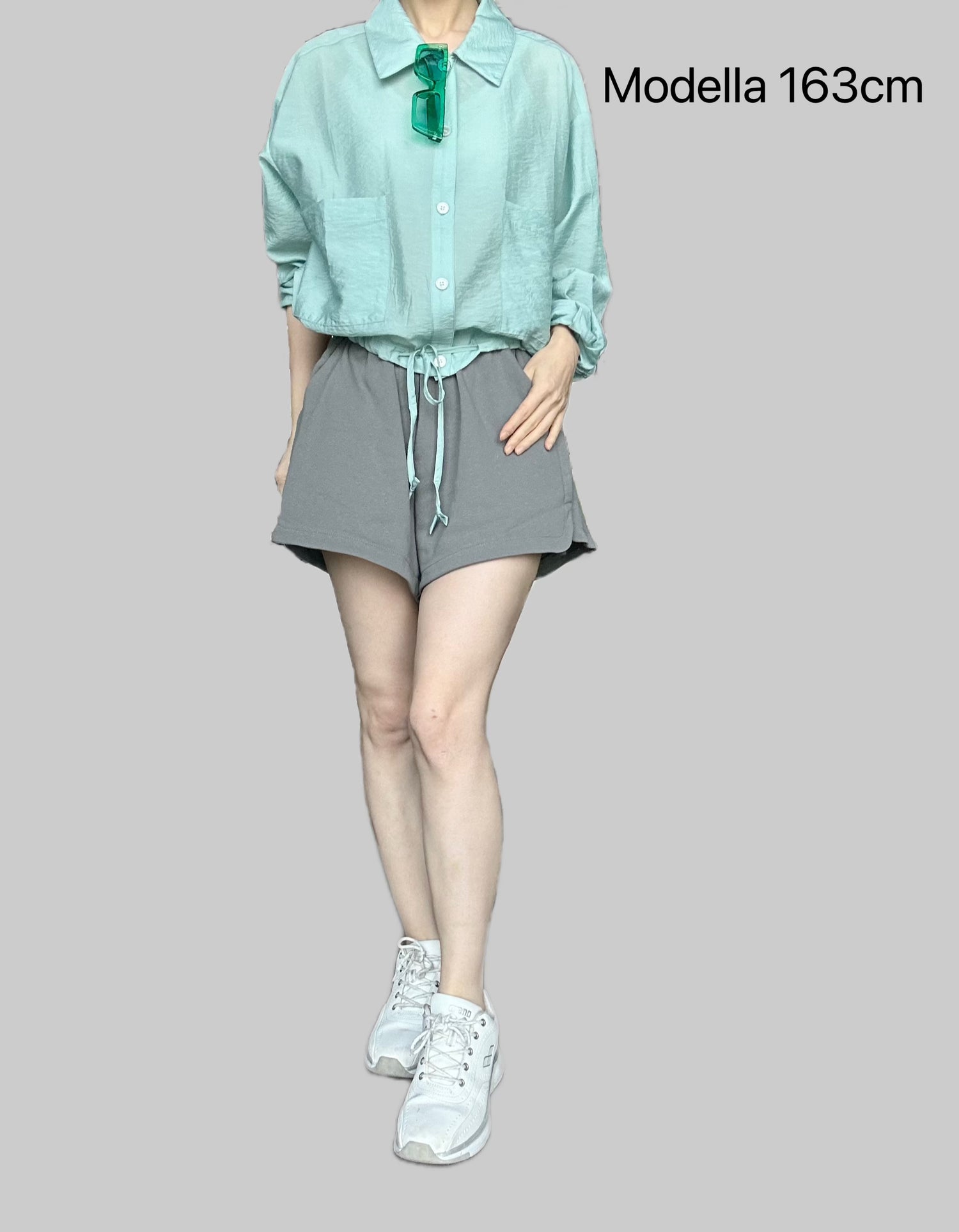 Collared Jacket- Mint Green