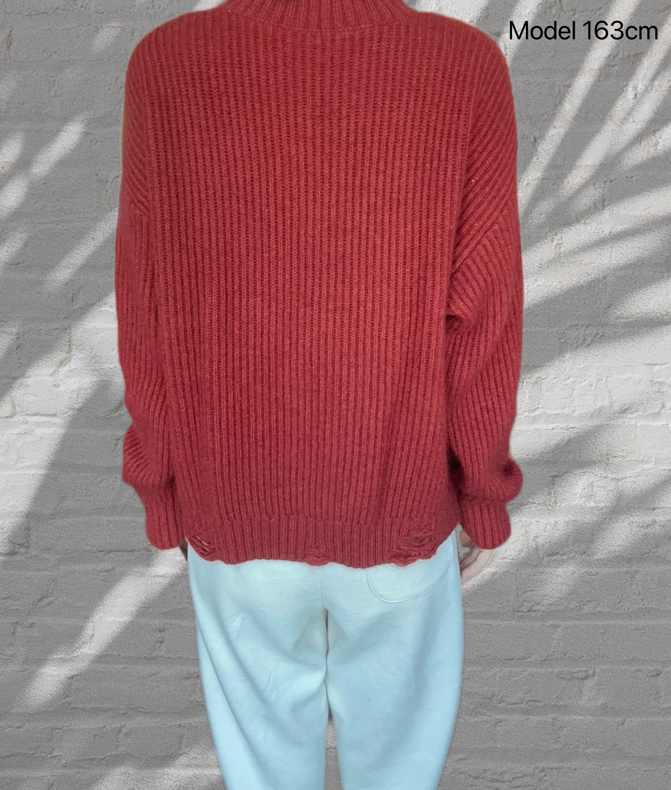 Pull en Laine - Rouge Foncé