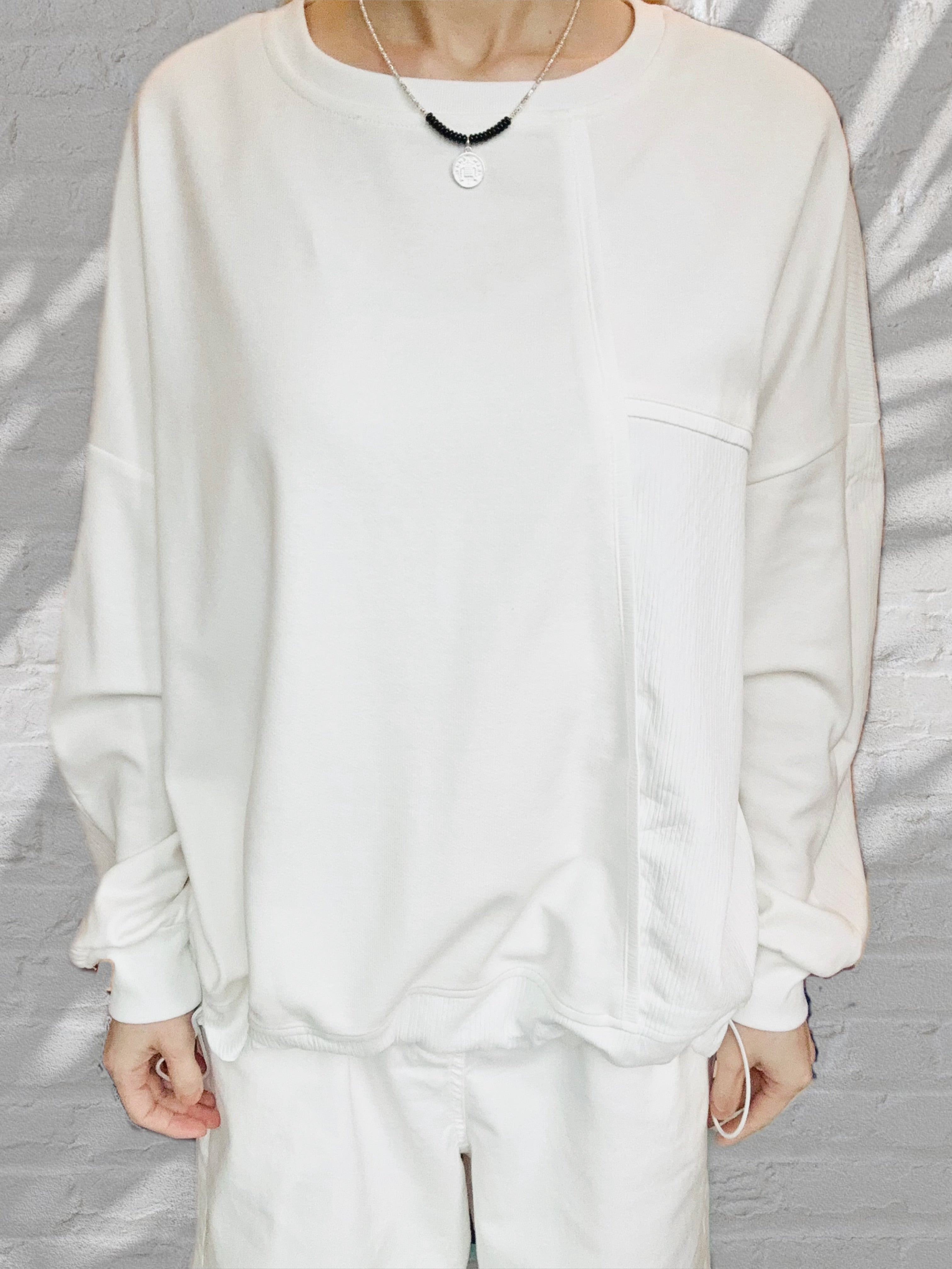 Maglione sottile: bianco