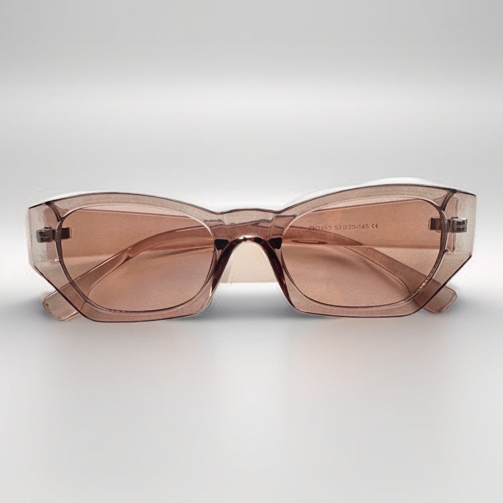 Tiffix Style 2 Sunglasses- Transparent Apricot