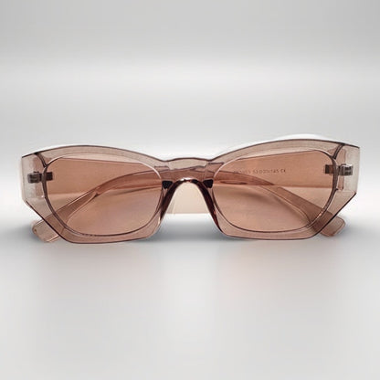 Lunettes de soleil Tiffix Style 2 - Abricot transparent