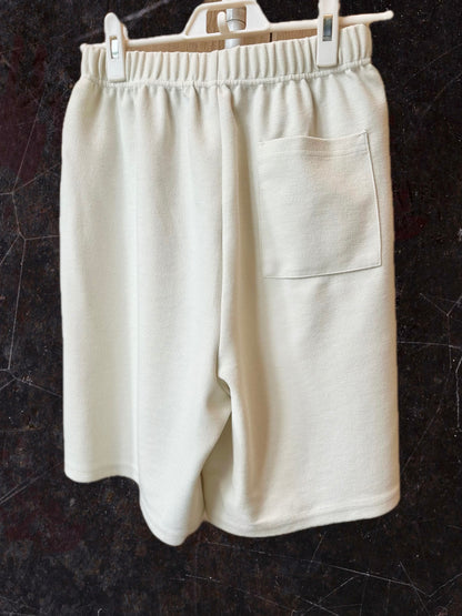 Short en coton de haute qualité - Beige