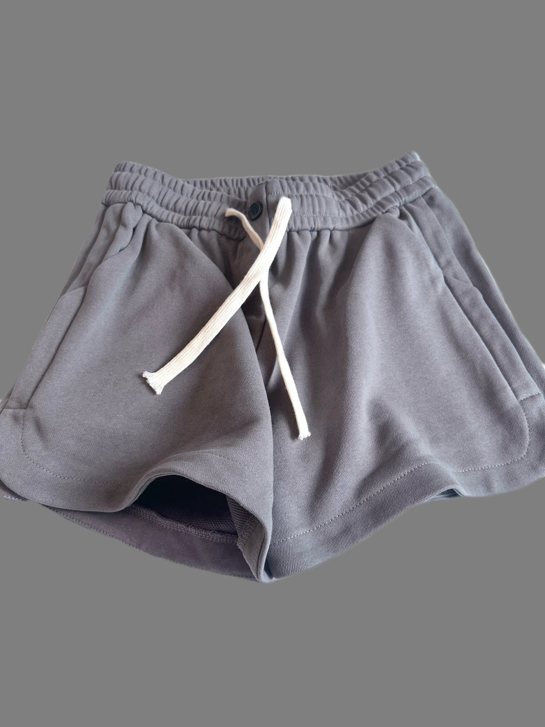 Cotton Shorts- Dark Grey