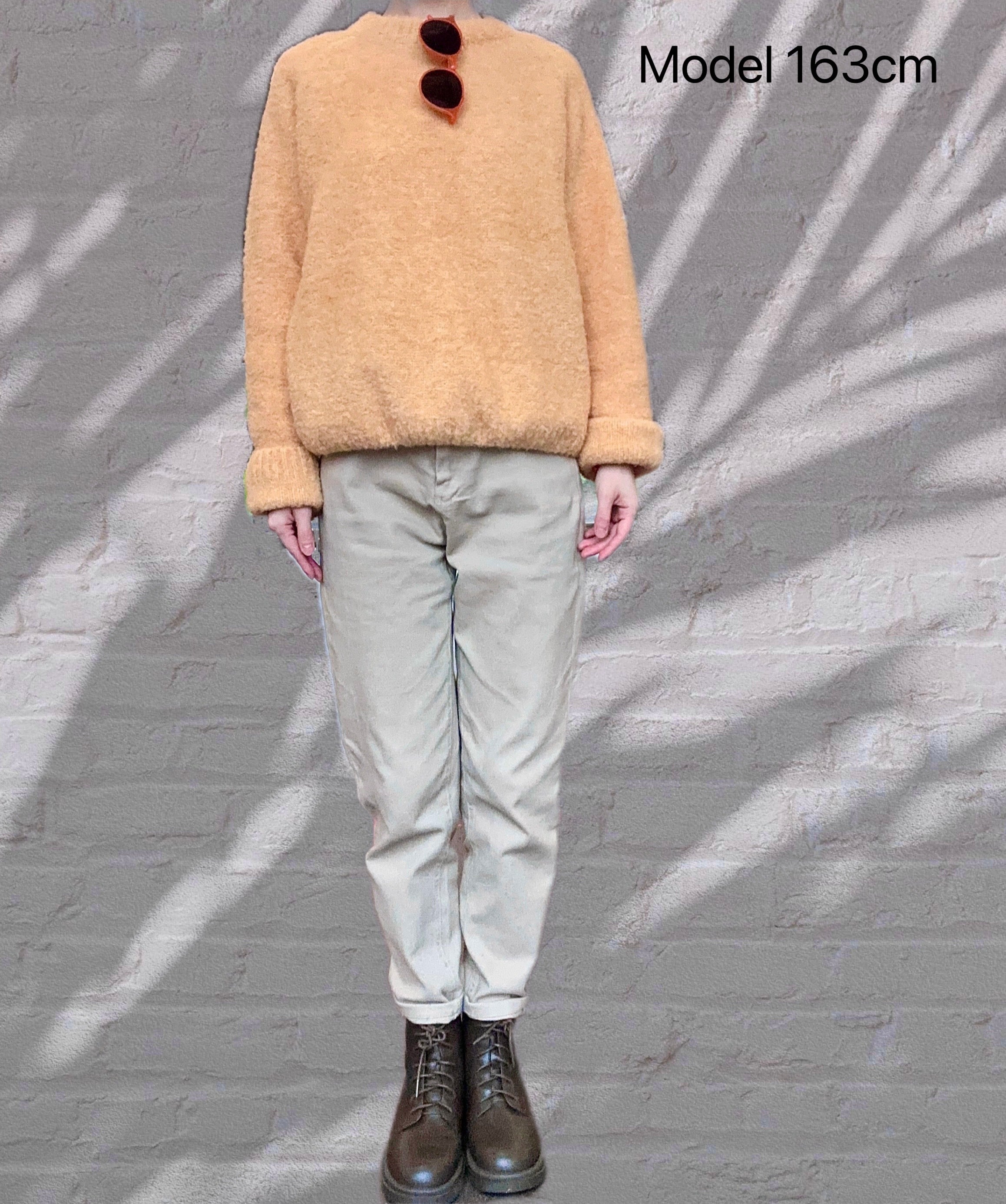 Wool Sweater- Dark Orange