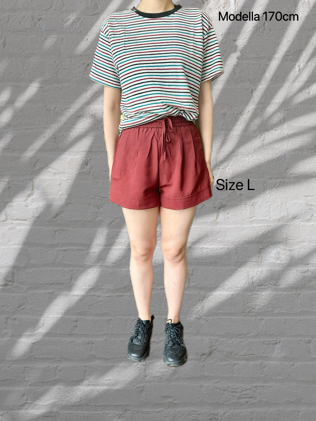 Shorts- Dark Red