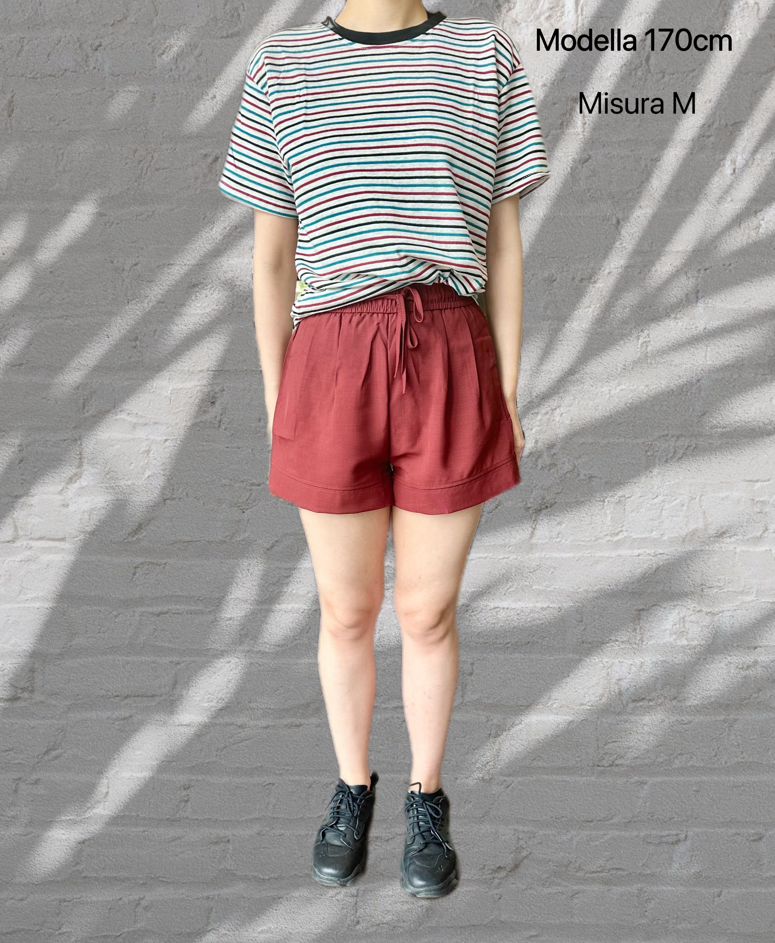 Red And Blue Striped T-shirt