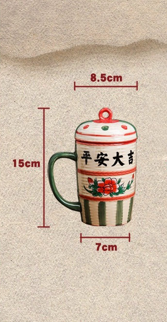 Tasse en céramique Rose de Chine