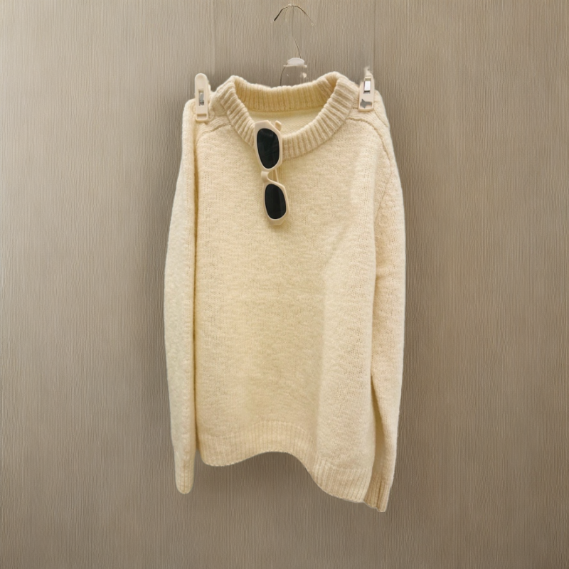 Wool Beige Sweater by Tiffix