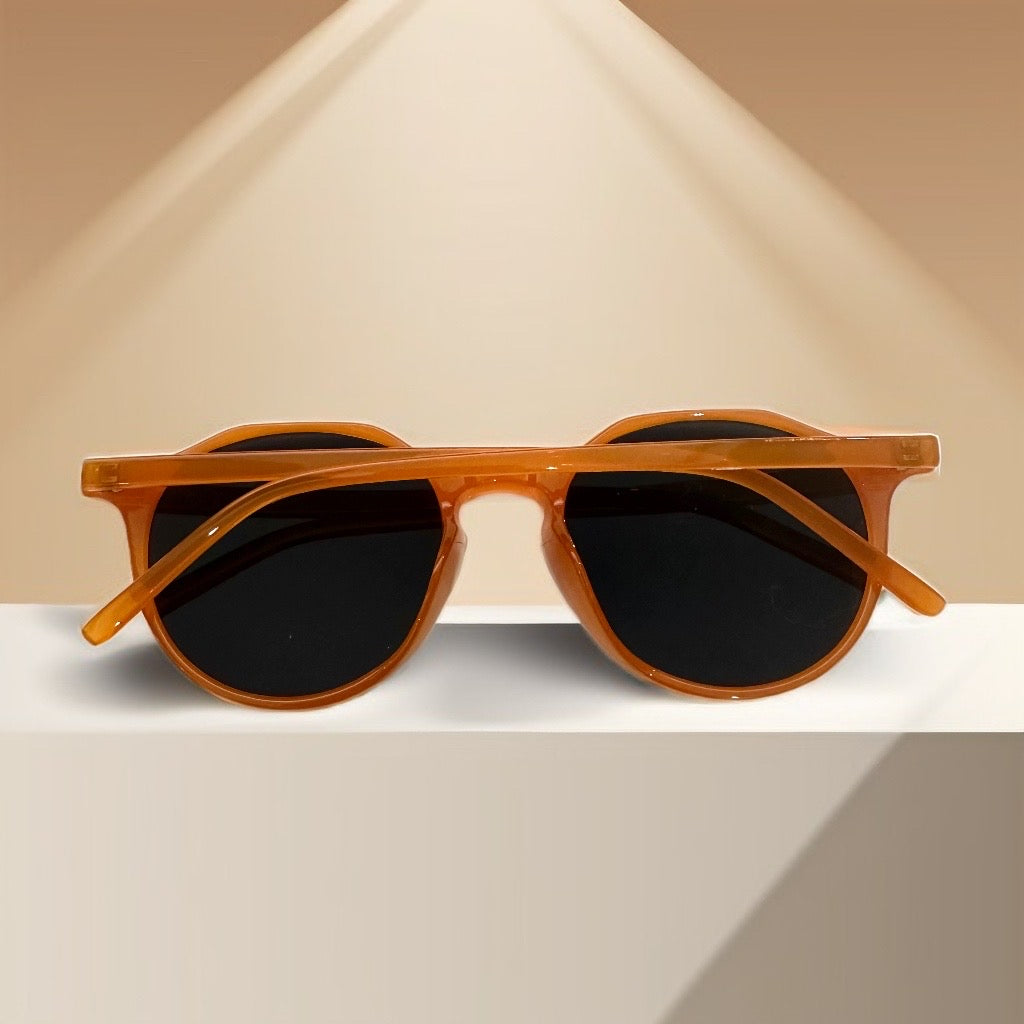 Tiffix Style 13 Sunglasses- Dark Orange UV400 Protection Unisex