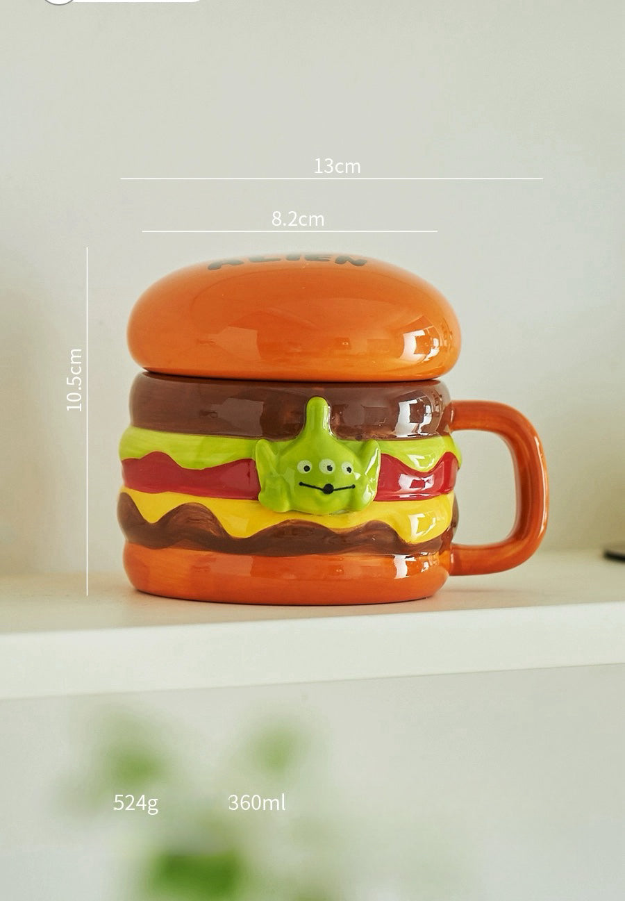 Tasse en céramique pour hamburger