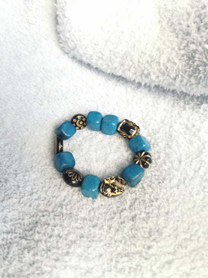 Stone Bracelet- Night Blue