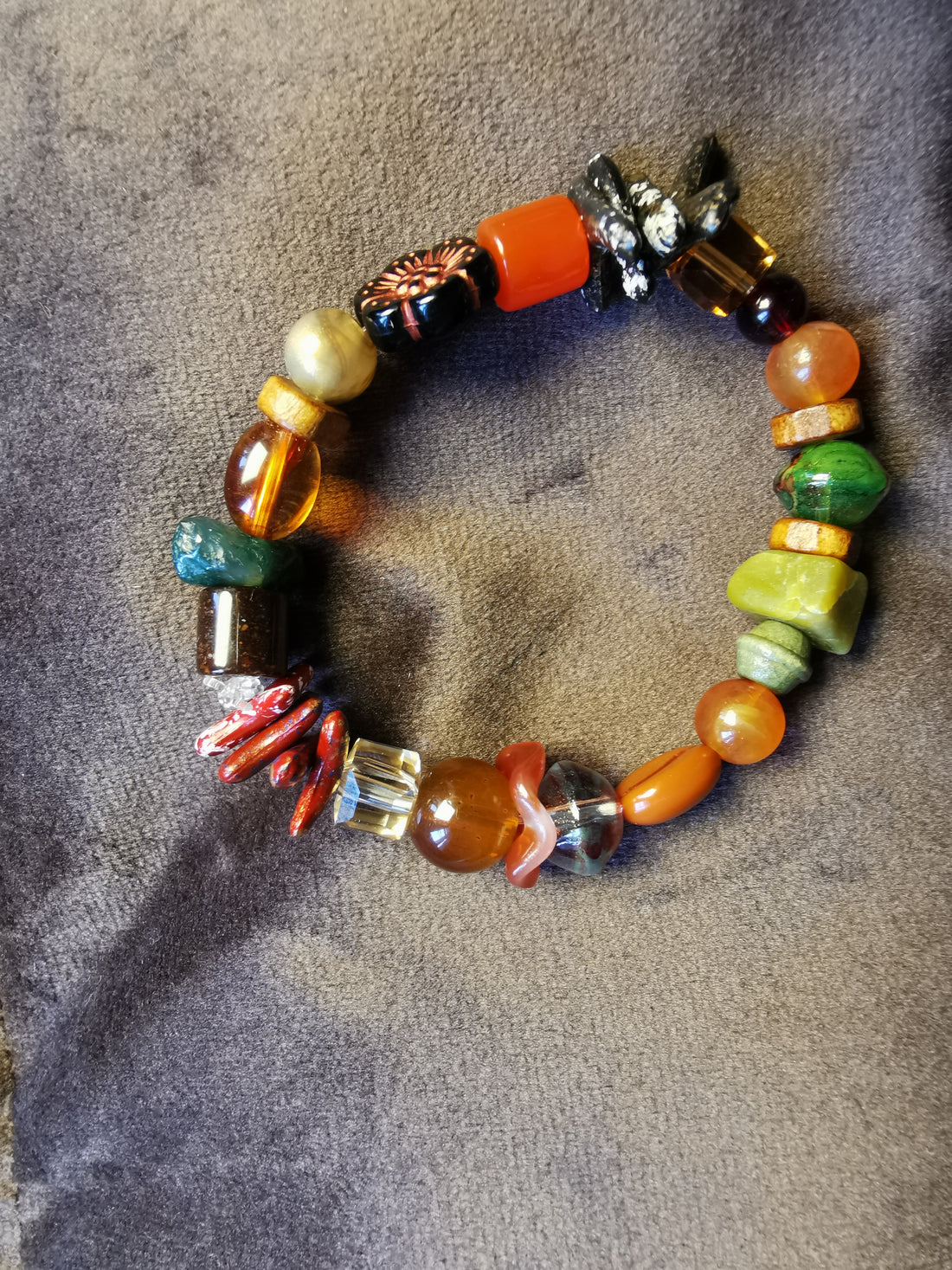 Stone Bracelet- Rainbow Mix