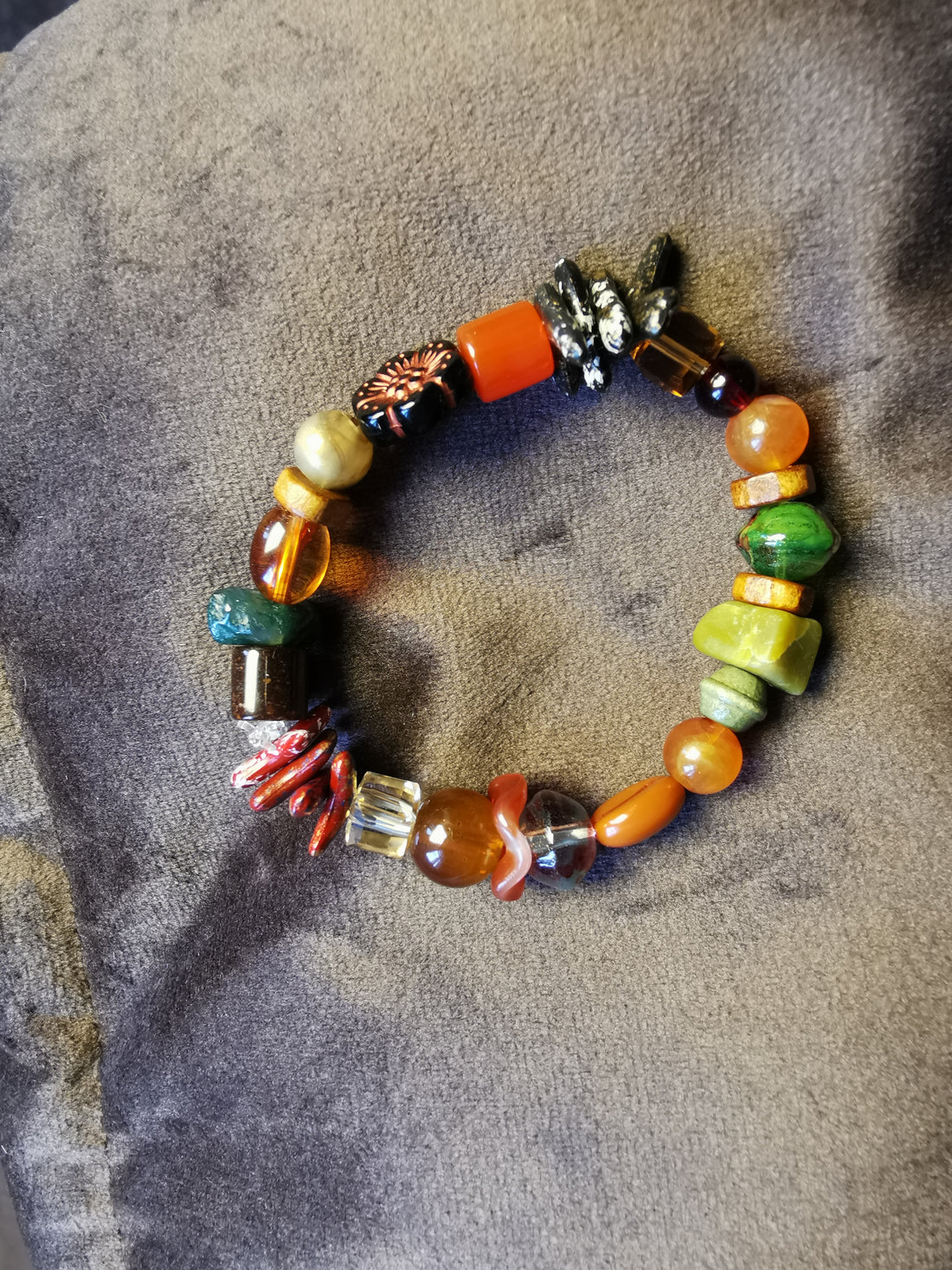 Stone Bracelet- Rainbow Mix