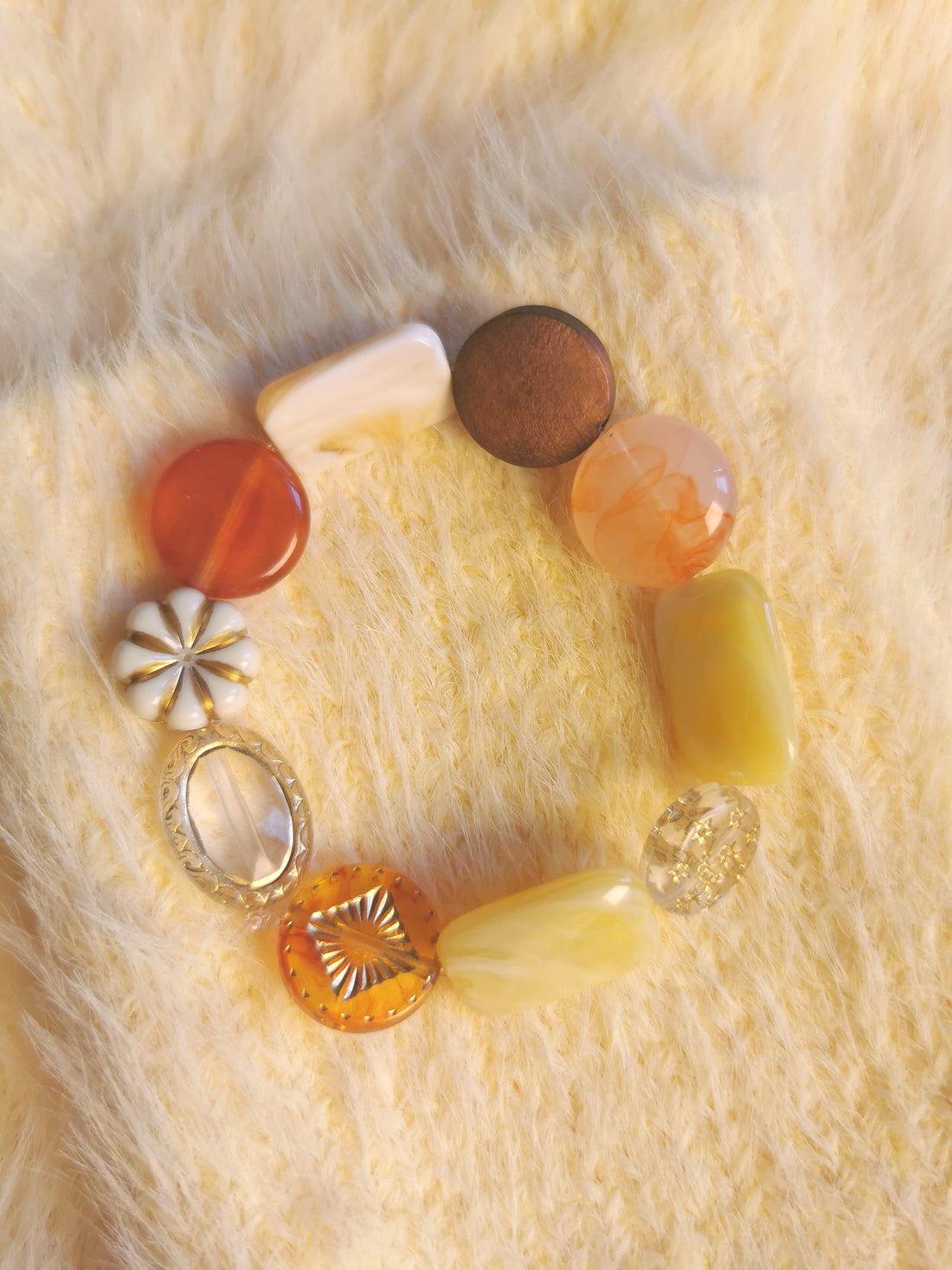 Stone Bracelet- Morning Amber