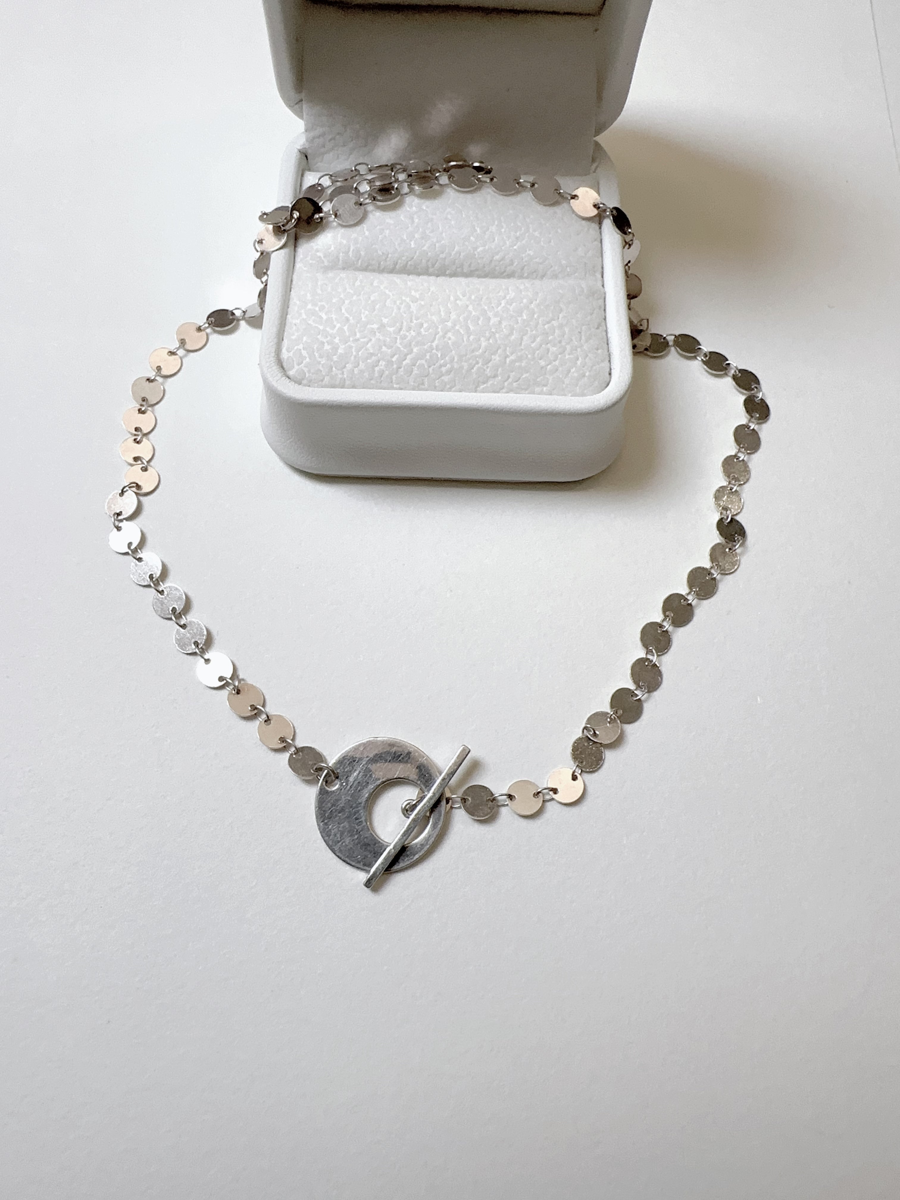 Collana in argento sterling 925 con mini lune