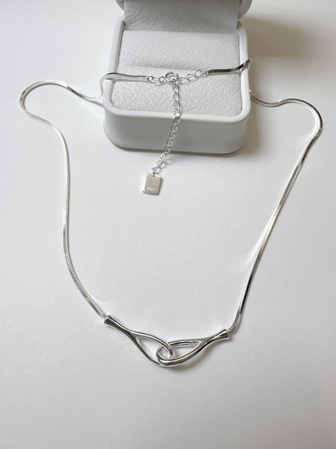 Collier Argent Massif 925 Aiguilles Connectées