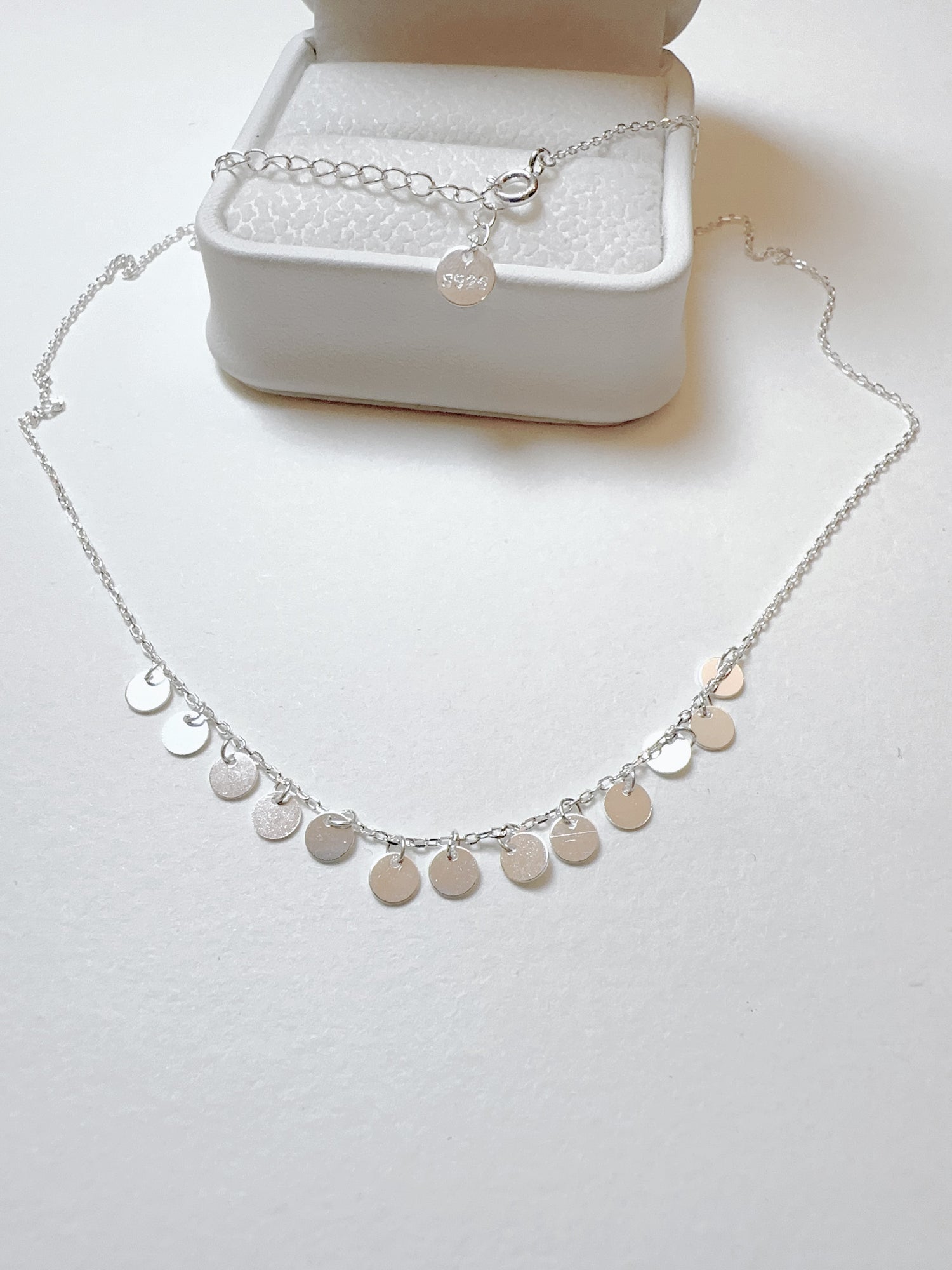 Collier Mini Lunes en Argent Sterling 925 Deux