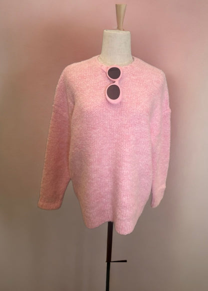 Maglione: rosa