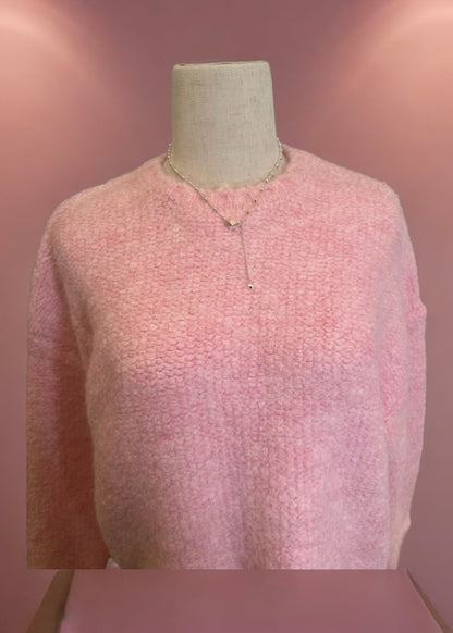 Maglione: rosa