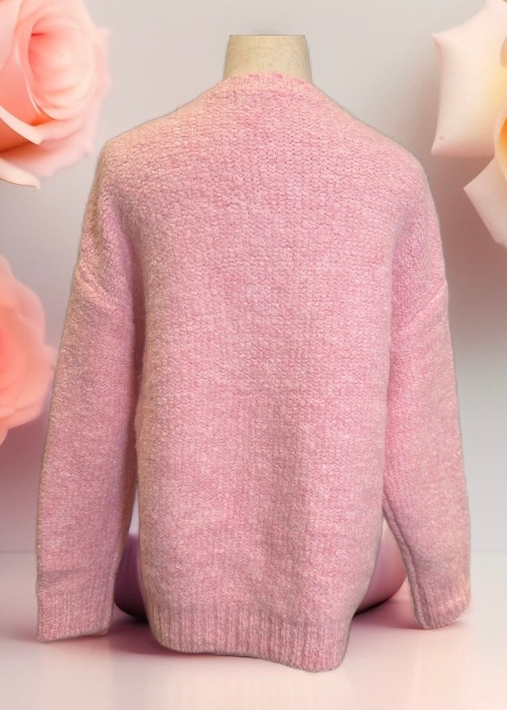 Maglione: rosa