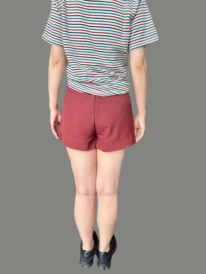 Red And Blue Striped T-shirt