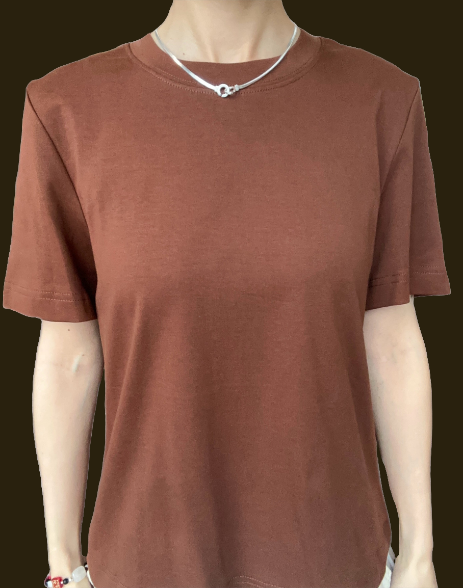 T-shirt- Brown Red